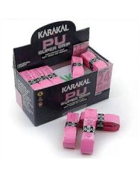 Karakal Pu Super Grip Sulkapallo Tennis Squash mailaote X 1 Vaaleanpunainen
