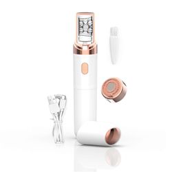 Pluxy Epil Pro 3.0 johdoton kasvojen epilaattori - 2-in-1 sähköinen kulmakarvojen partaveitsi ja hiustenpoistoaine kasvoille, käsille, jaloille, ka...