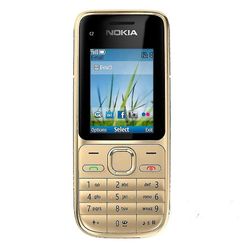 Kry C2-01 Mobiltelefon 3g knappsats handenhet multifunktionell handenhet Guld