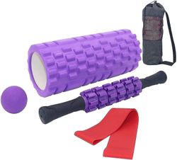 Fascia Roller Spine Set med skumrulle, muskler Massage Roller Stick