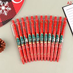 12stk juletema gel kuglepenne signatur kuglepenne tegneserie papirvarer gel penne A2