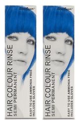 Stargazer semi-permanent farve hårfarve KORAL blå (2-Pack) CORAL BLUE