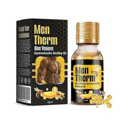 1-3kpl Mentherm Bee Venom Gynecomastia Heating Oil, Men Therm Bee Venom, Chest 1pc