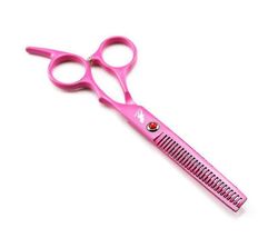 Pink Professional 6.0 tommer hårskærende saks Japan 440c stål skarp lige saks