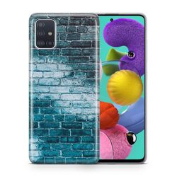 König Taske Mobiltelefonbeskytter til Samsung Galaxy A12 Case Cover Taske Kofanger Sager TPU Ny Mur