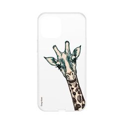 Crazy Kase Sag til iPhone 12 Pro Max (6,7) Giraf hoved Soft
