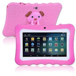 7" Kids Tablet Android Tablet PC 8gb Rom 1024 * 600 Resoluutio Wifi Lasten Tabletti PC, vaaleanpunainen