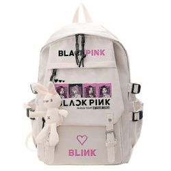 2024 Blackpink -reppu koululaukku Kirjalaukku kannettava laukku