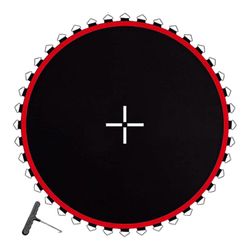 Trampoliinin vaihtomatto Trampoliinin hyppykangas, varusteet pyöreä ulkona Punainen 56 solki