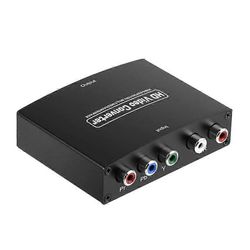 Ypbpr–HDMI-komponentti–HDMI-yhteensopiva HD-muunnin Ypbpr+L/Raudio–HDMI-yhteensopiva muunnin