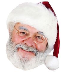 Starstills Julemanden / Santa Card Fancy Dress Mask