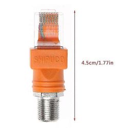 F Fe - Rj45 koaksiaalinen El-liitinsovitin Rj45 - Rf-liitinmuunnin YoGu