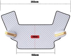 Auton tuulilasin suojus Dacia Duster S Logan Sandero S:lle, talvituulilasin huurre Lumijääsuojat Etulasin suojus Suojaava lisävaruste A 155*110cm n...