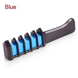2pcs10 Farver Nye midlertidige Hair Pro Mini Kridt Farveblyanter For Hår Flerfarvet Color Dye Hair Dye Comb Hair Care Styling Tools Blå 1pcs