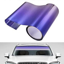 UV-anti auton tuulilasi aurinkokalvo sävytetty tarra värikkäät ikkunakalvot aurinkosuoja autotarvikkeet sininen 20cm*150cm