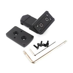 Arisaka Offset Optic Mount Side Mount For Red Dot Seværdigheder Aimpoint Micro T1 T2 H1 H2 Trijicon Rmr Sro Sig Romeo 5 Holosun Hs403 Sort