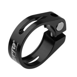 Ultrakevyt Pyörän Satulatolppa Clamp Istuin Kiinnitetyt Puristimet Alumiiniseos MTB Mountain Musta 34,9mm