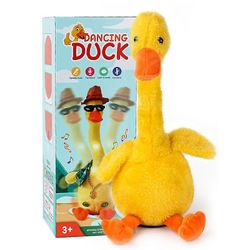 2022 Nye leker, dansende and, talking duck leketøy, gjentar hva du sier duck (oppgradert usb lading) 6