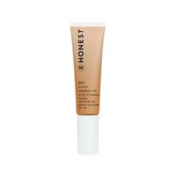 Honest Beauty Ærlig skjønnhet cc farget fuktighetskrem med vitamin c, spf 30, terra lys, 1 oz