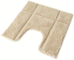 Blue Canyon Orla Latte creme fuld gummi bakkes mikrofiber enkelt piedestal Mat 50 cm x 50 cm Latte fløde Brown
