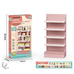 unbrand 01:12 Dukkehus Miniatyr Tre Mini Varer Snack Stand Display bokhylle Modle A1 1 set