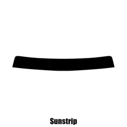 Window-Tint Sun Strip for Ford Maverick - 2002 til 2006 pre-cut sunstrip 5% limo sort