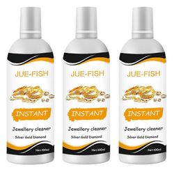 100ml ultraääniliuos korujen puhdistus nestemäiset lasit linssi kellorenkaat puhdistusaine erityinen ultraäänipuhdistuskoneelle 3pcs