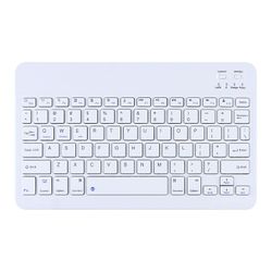 Blessed Velsignet Apple Ipad Trådløs Bluetooth farverige tastatur hvid 10inch