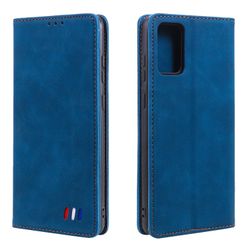 Etui til Xiaomi Redmi 9t Cover Magnetisk lukning Tegnebog Book Flip Folio Stand View Læder cover Stødsikker - Blå