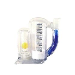 Sisäänhengitysharjoittelija, 5000 ml: n laite Vital Capacity Breathing Trainer, Keuhkoharjoittelijan parannus, kannustinspirometri YDW