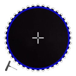 Trampoliinin vaihtomatto Trampoliinin hyppykangas, varusteet pyöreä ulkona Sininen 56 solki