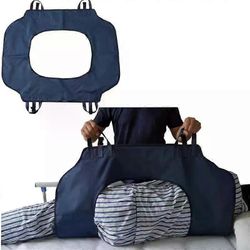 Vuodepotilaana olevat vanhukset kääntyvät avustusapu puolilla makaava vartalon kiinnitysvyö estää makuuhaavoja tyynyhalvaus potilaan kääntymistyyny