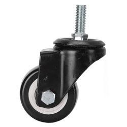 Laadukas Kaksinkertainen laakeri, hiljainen yleispyörä, 2,5 tuuman M12-ruuvipyörä