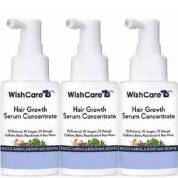 Wish-Care Hair Growth Serum Concentrate Hair Growth Serum miehille ja naisille 3pcs