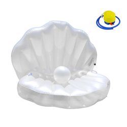 Yunshu Oppustelig PVC Shell flydepude, til strand og swimmingpool