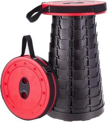 Taitettava jakkara, kannettava taitettava tuoli, sisäänvedettävä jakkara, Ulkovaellus, Kalastus, Metsästys, Jonottaminen bussinpunaisella