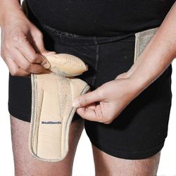 Generic Nivustyrävyö miehille Leikkauksen jälkeinen tyrä Kivunlievitysristikkotuki kaksinkertaiseen/yksittäiseen nivuslaitteeseen Erinomainen mukav...