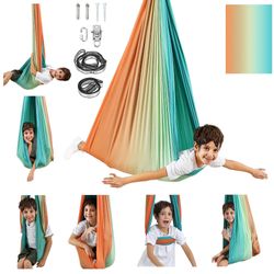 Sensorinen keinu lapsille ja aikuisille, kaksikerroksinen sensorinen keinu kestää jopa 300 kiloa, sisä- ja ulkoterapiakeinu 360 kääntyvällä laittei...