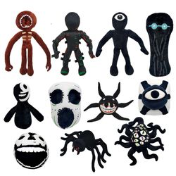 Szlcv 10pcs / sett Dører Roblox Figur plysj Leker Rainbow Venner Peluche Horror Anime Soft Christmas Halloween Gaver Jeg