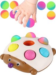 Snngv Enkel Dimple Fidget Popper Sensoriske leker, Travel Leker for småbarn 1-3, Early Learning & Education Toy for fine motoriske ferdigheter med ...