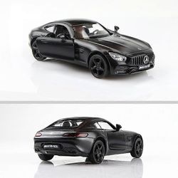 1:36 Mercedes AMG GTS Diecasts -automalli SupercarToy Vehicles vetää takaisin metalliseosta keräyslahjaksi F332 GTS mattamusta