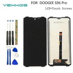 Redkid Uutta Doogee S96 Pro LCD-näytön kosketusnäytön digitointikokoonpanolle Doogee S96 Pro LCD Doogee S96Pro S96TLCD -näytölle
