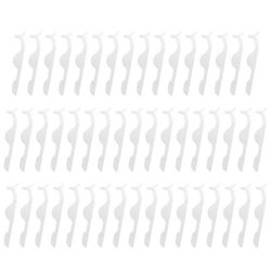 Varychmoo 1/5/30/50pcs Falsk Vippe øjenvipper Pincet Clip Makeup Applikator Tool Hvid