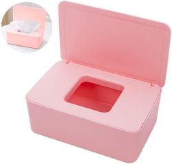 Mikasa Vådservietter med låg, vådservietterkasse, hjemme- eller kontor Pink
