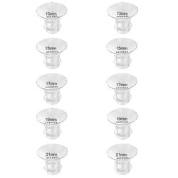 Laippaosat 13/15/17/19/21mm 10PC, yhteensopiva Momcozy S12 Pro / S9 Pro / S12 / S9 puettavan rintapumppukupin kanssa Walkbee