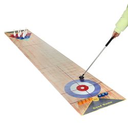 CNCEST 3,6 m sisäkeilailu shuffleboard curlingpeli 3-in-1 pöytäcurlingpeli keilailu shuffleboard pöytäsarja