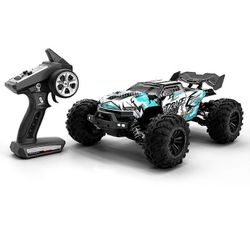 Rc-auto 2,4 GHz 70 km/h nopea 1/16 maastossa RC-kuorma-autot harjattomalla moottorilla, LED-valolla, 4wd-ajoneuvokilpa-auto 1 akku