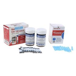 50 verensokeritestiliuskaa 50 lansettia, jotka sopivat GA-3-lääketieteelliseen diabetestesteriin