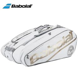 Babolat Tennis Ryggsekk Pure Wimbledon Raqueteira Tennis Bag 2 /6 /12 Tennis Racket Bag Padel Racket Badminton Raquete Tenis Bag bag for 12 rackets