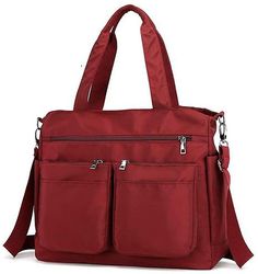 Umh?ngetasche fr damen, handtasche akttentasche schultertasche wasserdichte, 15,6 zoll business arbeitstasche laptoptasche fr notebook - weinrot